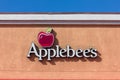 Applebee's Restaurant sign. Royalty Free Stock Photo